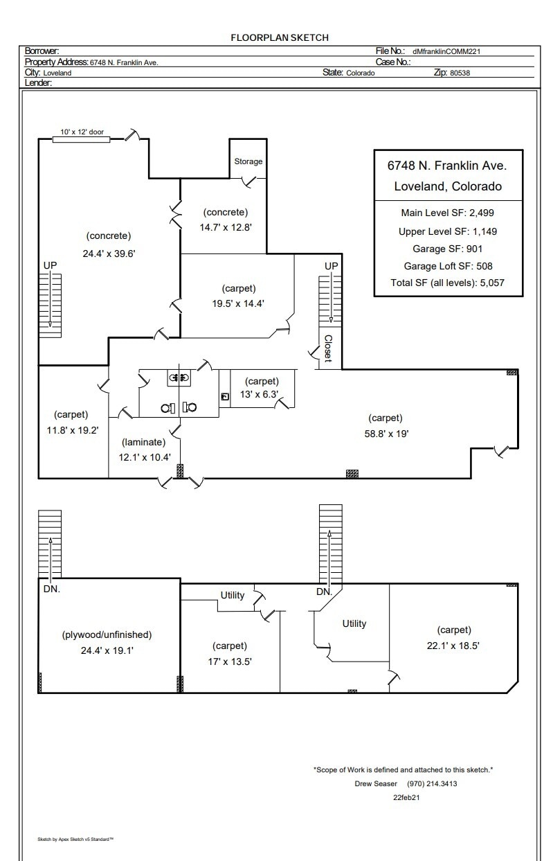 6748 N Franklin Ave, Loveland, CO for lease Floor Plan- Image 1 of 1