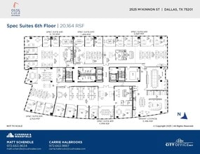 2525 McKinnon St, Dallas, TX for lease Floor Plan- Image 1 of 2