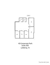 43 Corporate Park, Irvine, CA for lease Floor Plan- Image 1 of 1