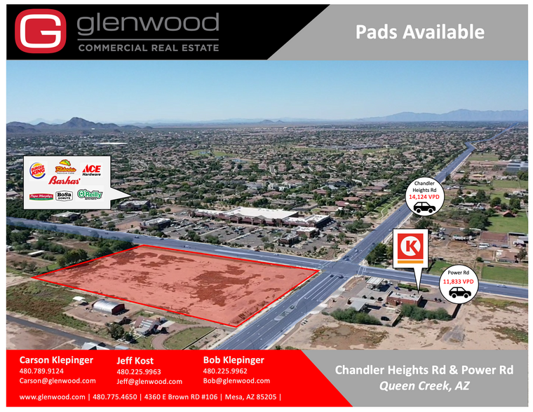 Power & Chandler Heights Rd, Queen Creek, AZ for sale - Building Photo - Image 1 of 1