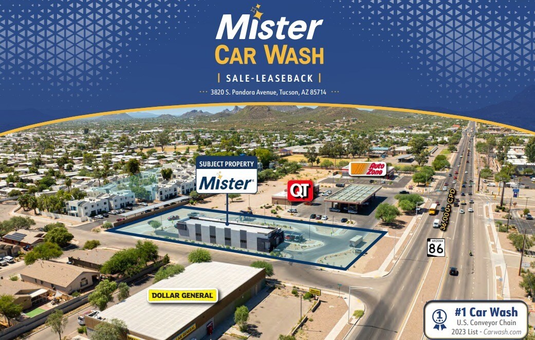 3820 S Pandora Ave, Tucson, AZ 85714 Mister Car Wash