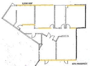 875 Prospect St, La Jolla, CA for lease Floor Plan- Image 1 of 1