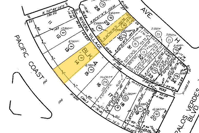 1628-1632 S Pacific Coast Hwy, Redondo Beach, CA for lease - Plat Map - Image 2 of 5