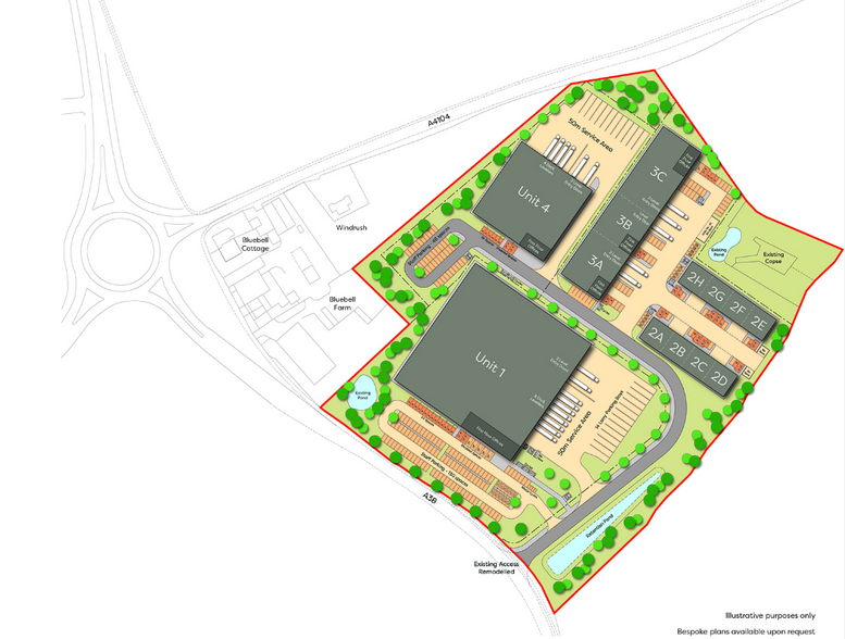 Pershore Rd, Earls Croome for sale - Plat Map - Image 3 of 4