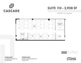 104 Decker Ct, Irving, TX for lease Floor Plan- Image 1 of 1