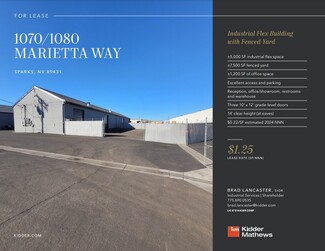 More details for 1070-1080 Marietta Way, Sparks, NV - Industrial for Lease