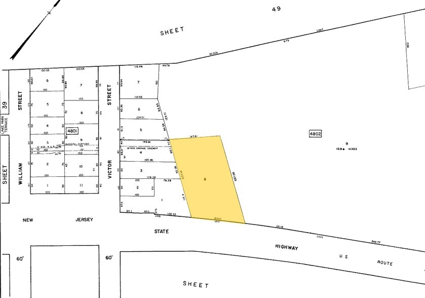 2507 US Highway 22, Scotch Plains, NJ for lease - Plat Map - Image 2 of 4