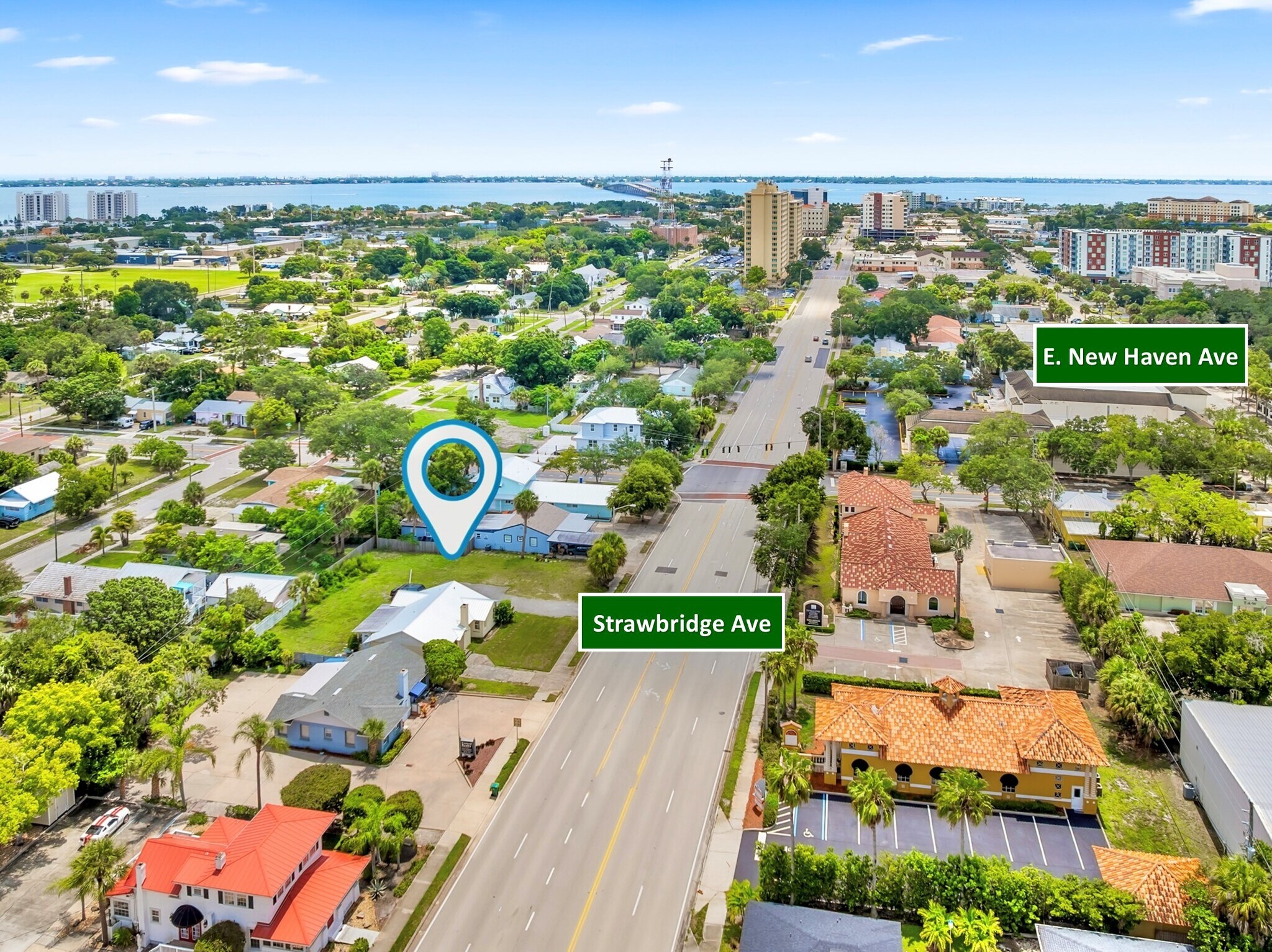 408-410 E Strawbridge ave, Melbourne, FL for sale Aerial- Image 1 of 1