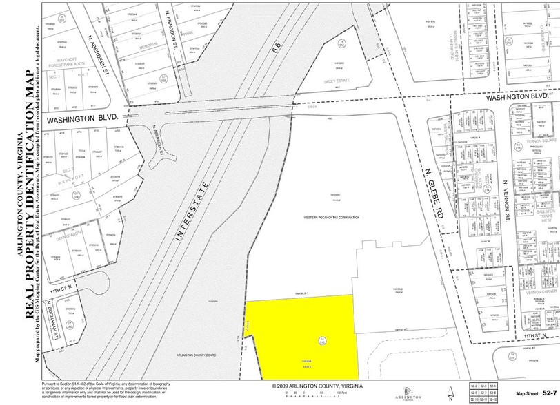 1100 N Glebe Rd, Arlington, VA for sale - Plat Map - Image 1 of 1