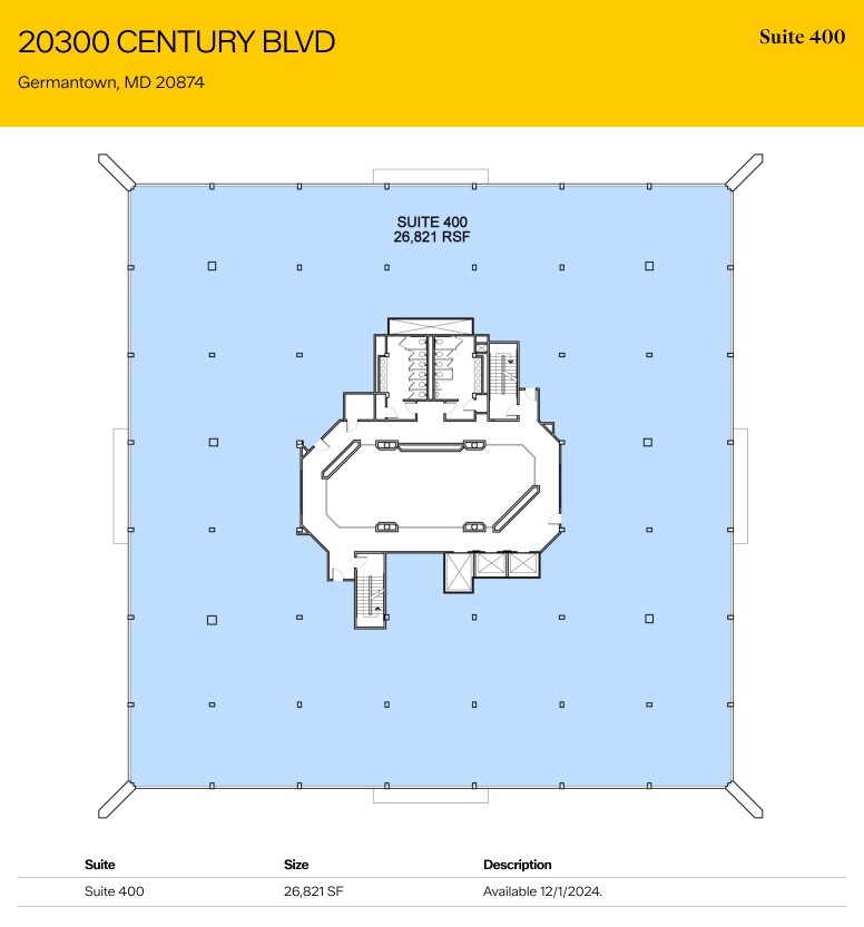 20300 Century Blvd, Germantown, MD for lease Floor Plan- Image 1 of 1