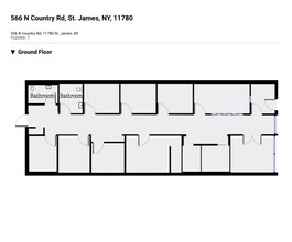 556 Route 25A, Saint James, NY for lease Floor Plan- Image 1 of 8