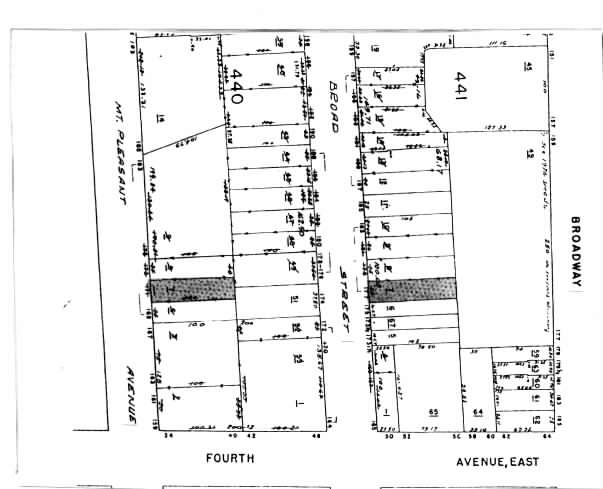 175 Mount Pleasant Ave, Newark, NJ for sale - Plat Map - Image 1 of 1