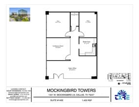 1341 W Mockingbird Ln, Dallas, TX for lease Floor Plan- Image 1 of 1