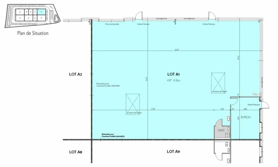Flex in Chailly-lès-Ennery for lease - Floor Plan - Image 2 of 4