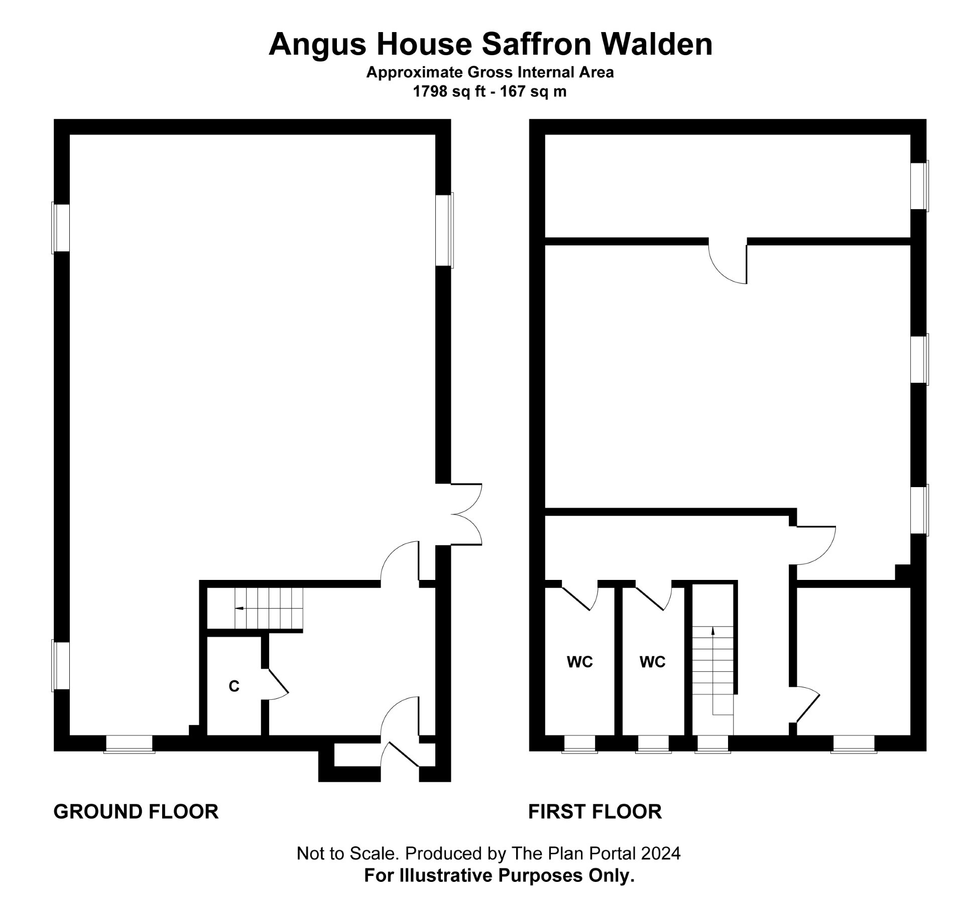 Shire Hl, Saffron Walden for lease Floor Plan- Image 1 of 3