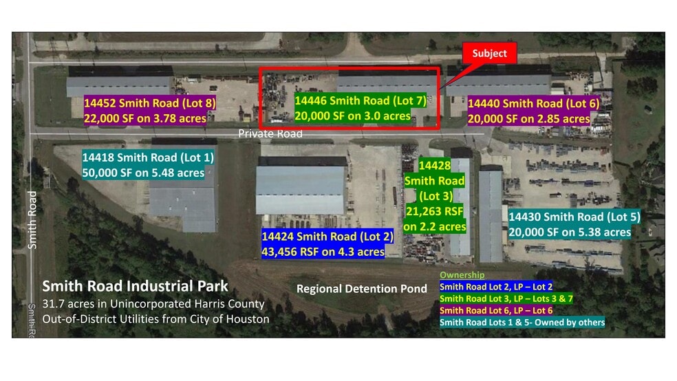 14446 Smith Rd, Humble, TX for lease - Site Plan - Image 1 of 4