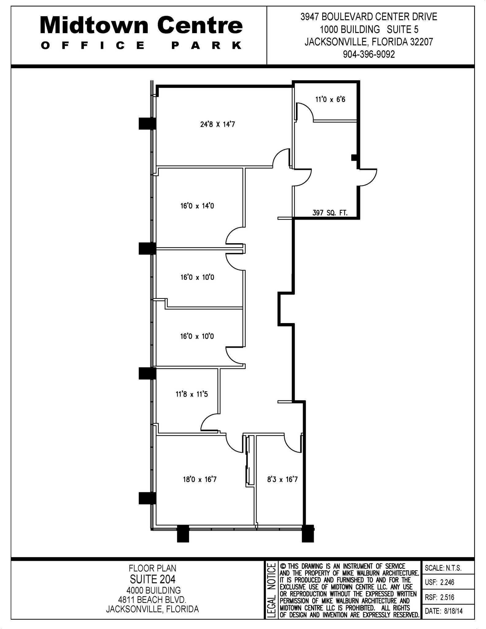 4811 Beach Blvd, Jacksonville, FL for lease Floor Plan- Image 1 of 1