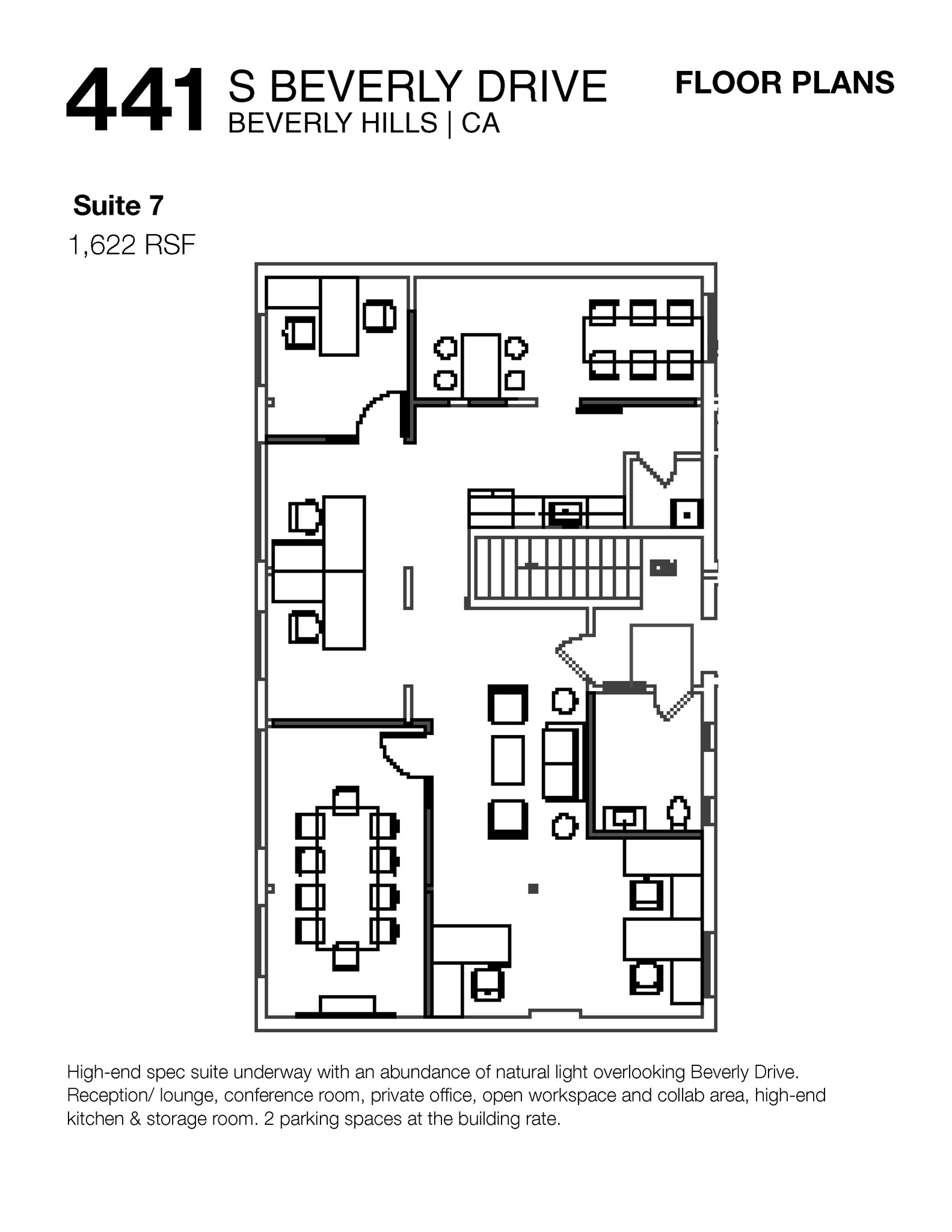 441 S Beverly Dr, Beverly Hills, CA for lease Floor Plan- Image 1 of 1