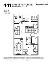 441 S Beverly Dr, Beverly Hills, CA for lease Floor Plan- Image 1 of 1