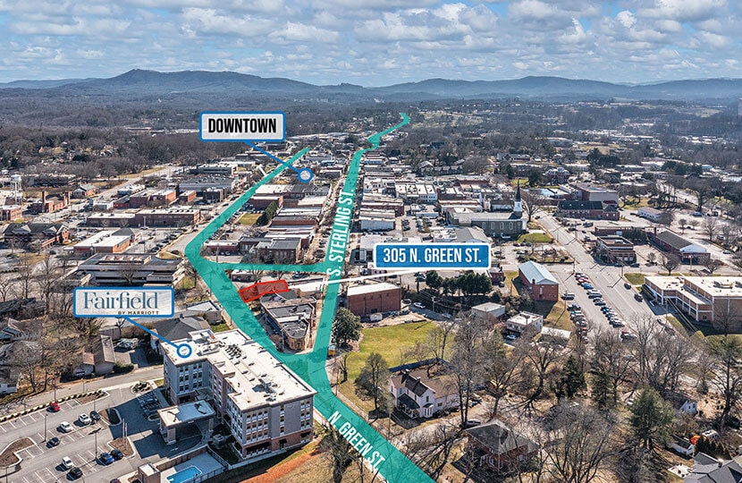 305 N Green St, Morganton, NC for lease - Building Photo - Image 3 of 3