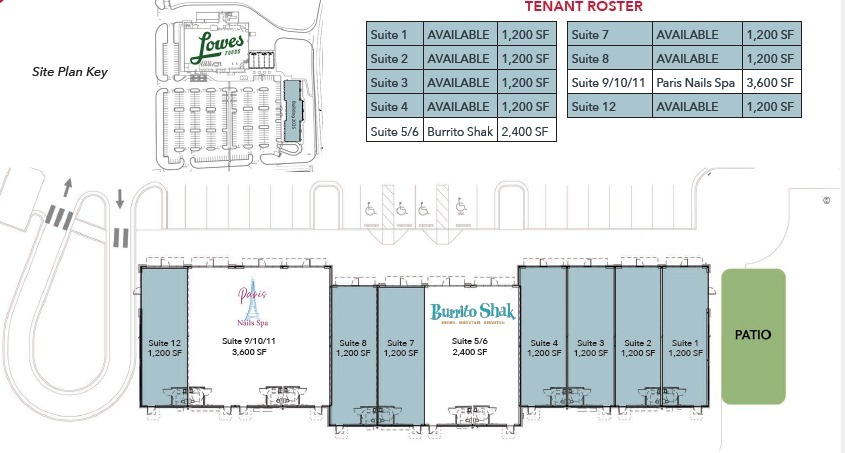 2025 Flora Dr, Winterville, NC for lease Site Plan- Image 1 of 1