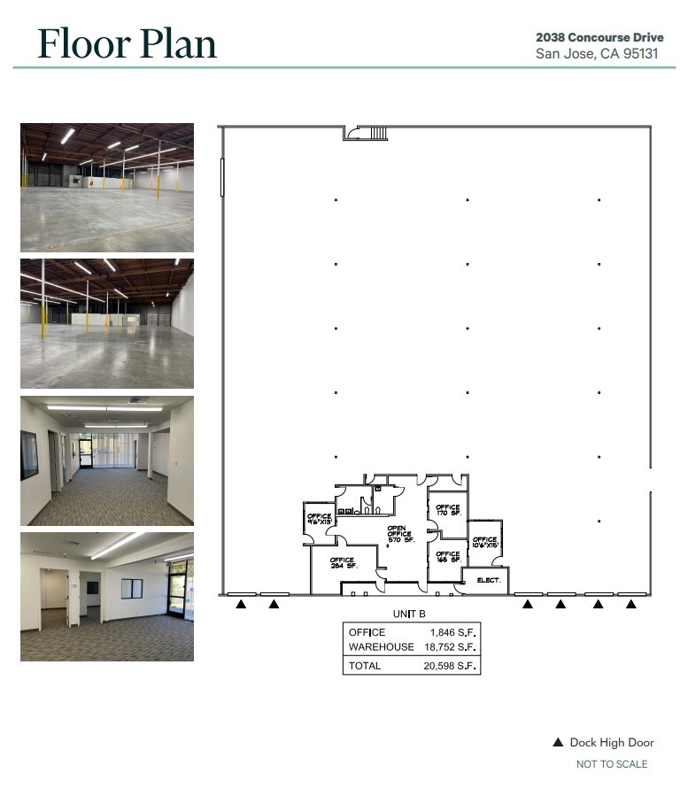 2038 Concourse Dr, San Jose, CA for lease Floor Plan- Image 1 of 1