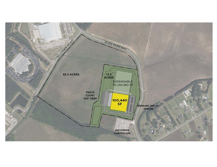 0 Sugg Pky, Greenville, NC for lease - Site Plan - Image 2 of 4