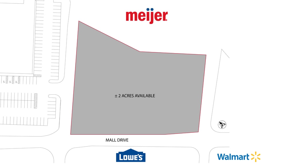 1295 Mall Dr, Benton Harbor, MI for lease - Site Plan - Image 2 of 2