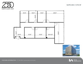 2550 N Loop Fwy W, Houston, TX for lease Floor Plan- Image 1 of 1