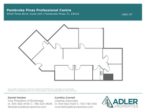 9050 Pines Blvd, Pembroke Pines, FL for lease Floor Plan- Image 1 of 1