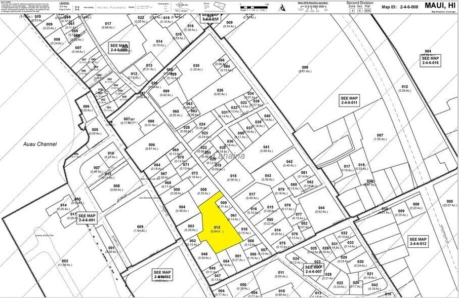 641 Luakini St, Lahaina, HI for lease - Plat Map - Image 3 of 3