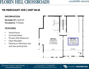 104 Merchant Ave, Mount Joy, PA for lease Floor Plan- Image 1 of 12