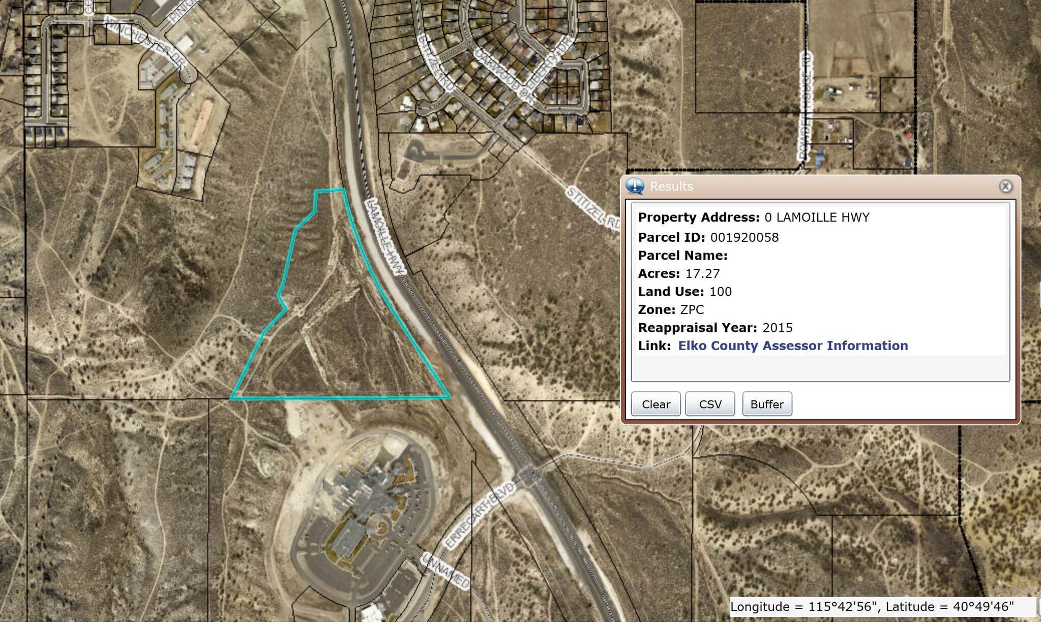 Lamoille Hwy, Elko, NV for sale Building Photo- Image 1 of 1
