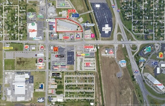 4727 S Emporia, Wichita, KS - AERIAL map view
