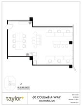 60 Columbia Way, Markham, ON for lease Site Plan- Image 1 of 2