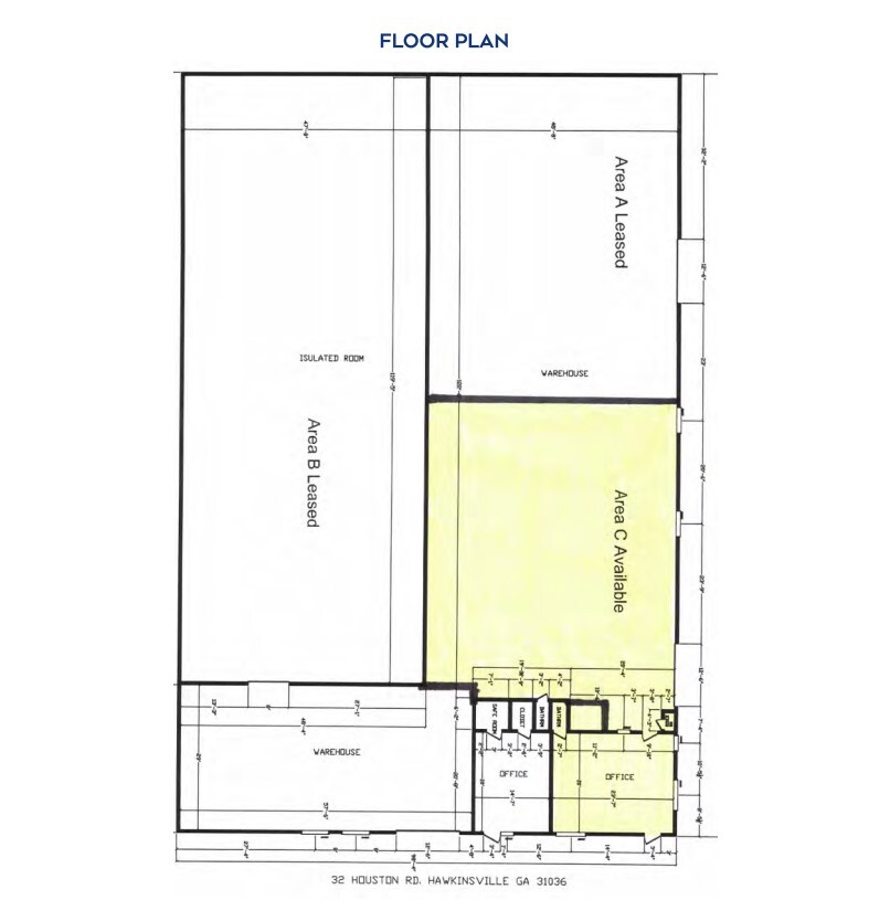 32 Houston St, Hawkinsville, GA for lease Floor Plan- Image 1 of 1