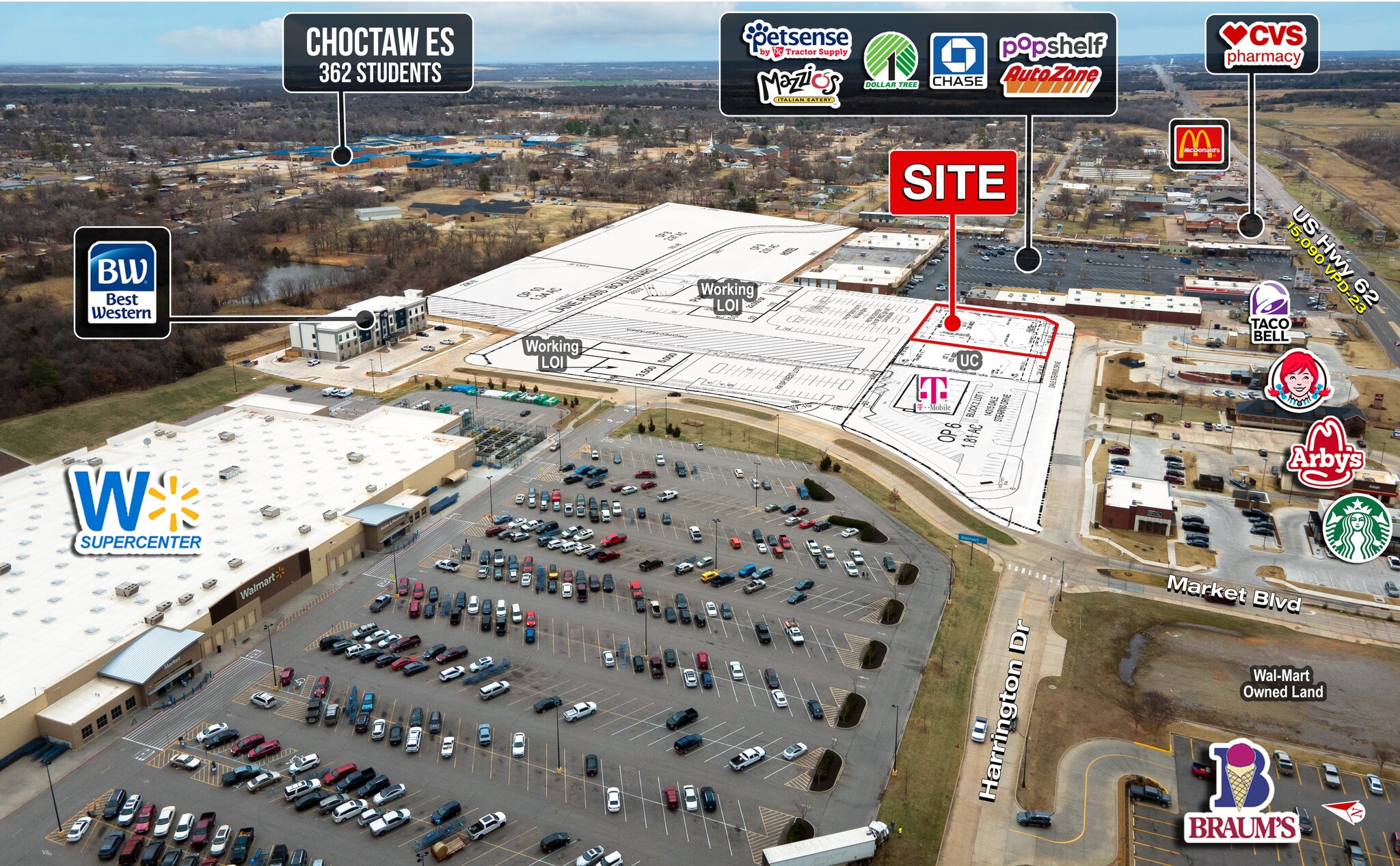 Choctaw Retail Pad, Choctaw, OK for sale Building Photo- Image 1 of 2