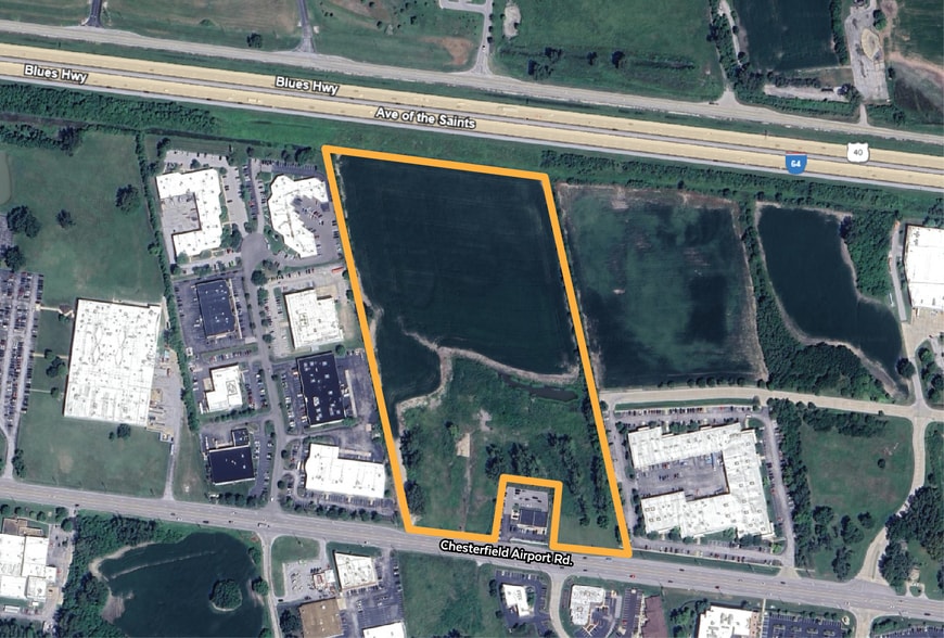17947 Chesterfield Airport Rd, Chesterfield, MO for sale - Aerial - Image 1 of 9