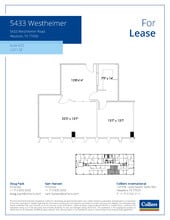 5433 Westheimer Rd, Houston, TX for lease Floor Plan- Image 1 of 1