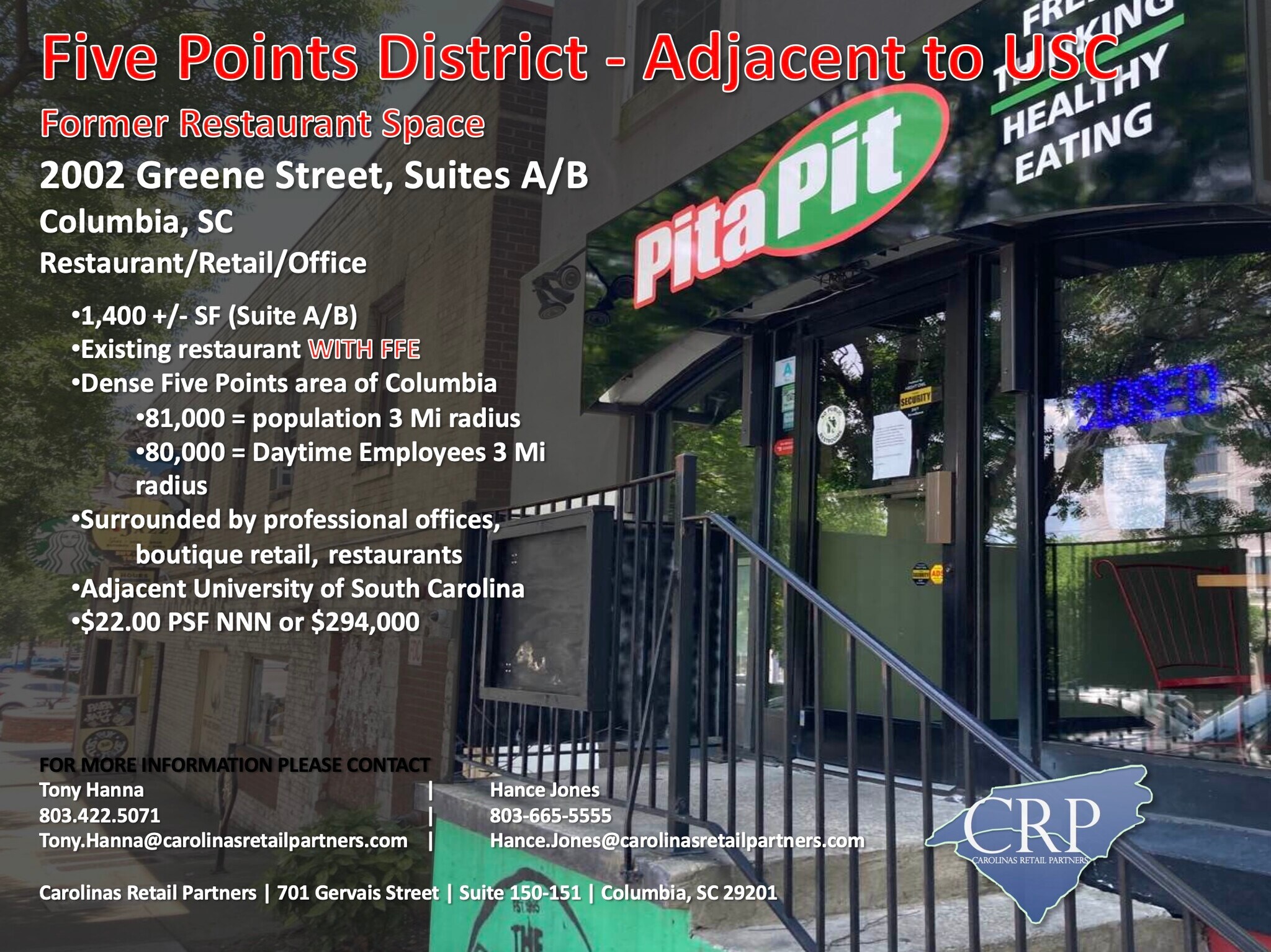 2002 Greene St, Columbia, SC for sale Building Photo- Image 1 of 1