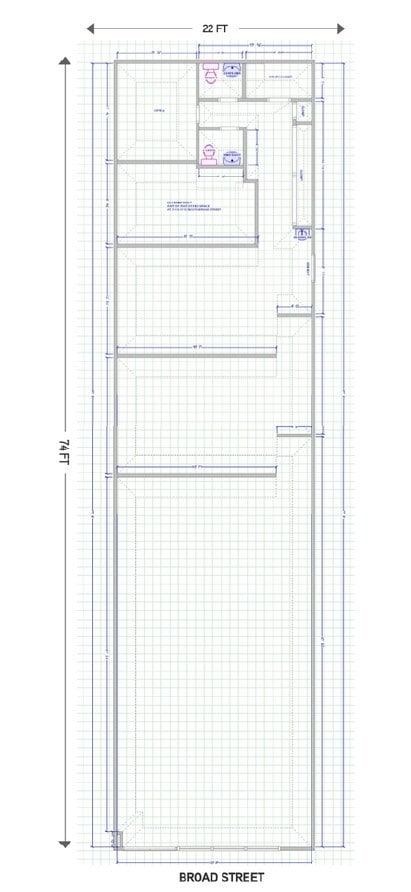 1717 S Broad St, Philadelphia, PA for lease Floor Plan- Image 1 of 1