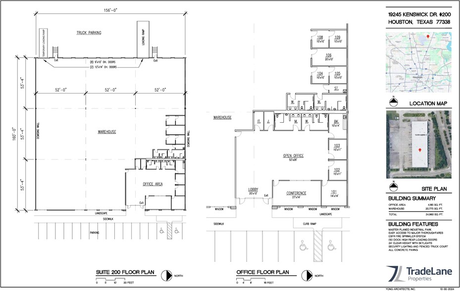 19051 Kenswick Dr, Humble, TX for lease - Site Plan - Image 2 of 8