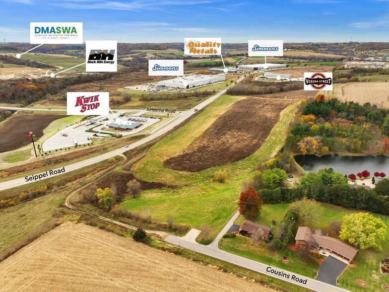 000 Seippel Rd, Dubuque, IA for sale - Aerial - Image 3 of 14