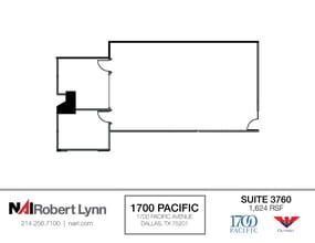 1700 Pacific Ave, Dallas, TX for lease Floor Plan- Image 1 of 1