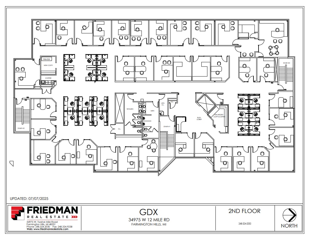 34975 W 12 Mile Rd, Farmington Hills, MI for sale Floor Plan- Image 1 of 1
