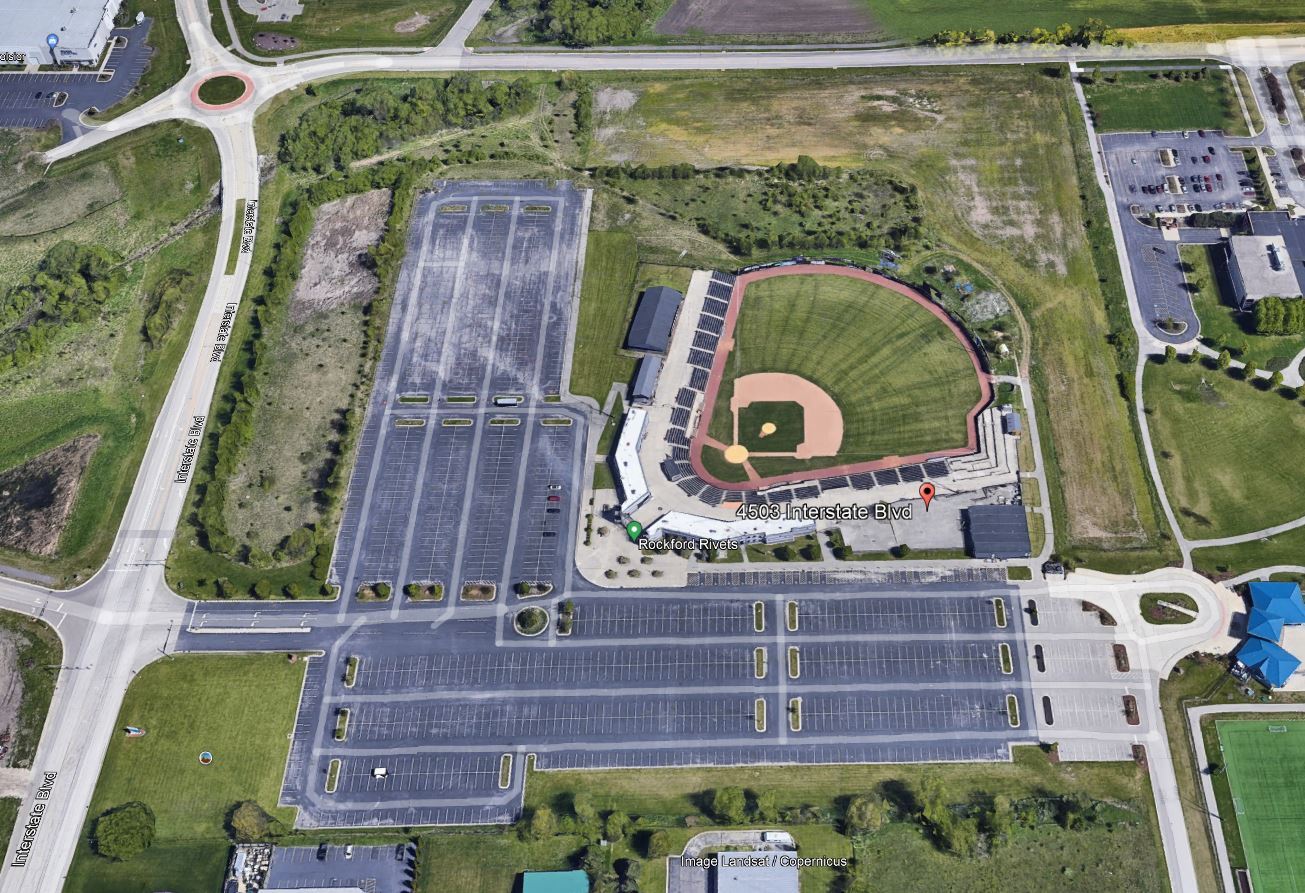 4503 Interstate Blvd, Loves Park, IL 61111 Rockford Rivets Stadium