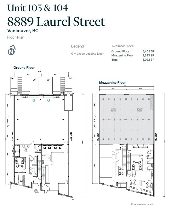 8889 Laurel St, Vancouver, BC for lease Floor Plan- Image 1 of 1