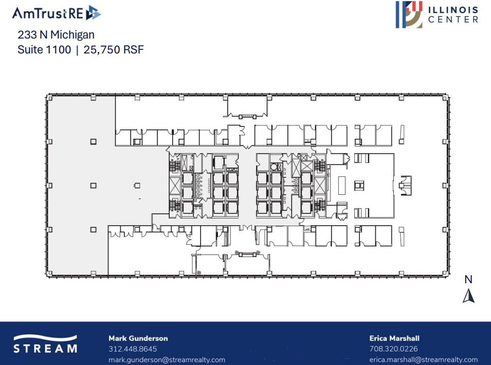 233 N Michigan Ave, Chicago, IL for lease Floor Plan- Image 1 of 1