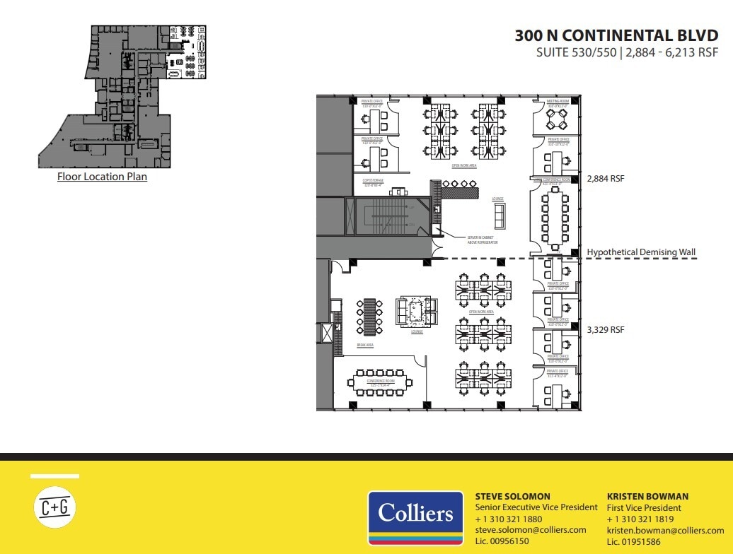 300 Continental Blvd, El Segundo, CA for lease Floor Plan- Image 1 of 1