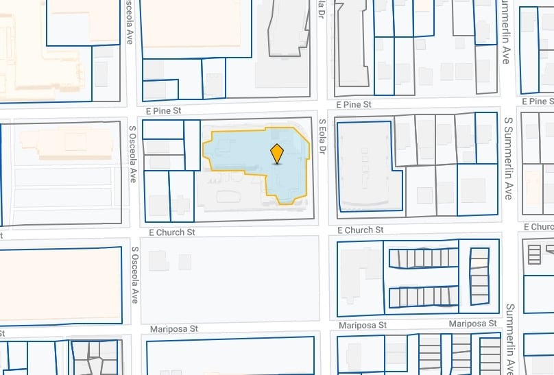 100 S Eola Dr, Orlando, FL for lease - Plat Map - Image 2 of 46